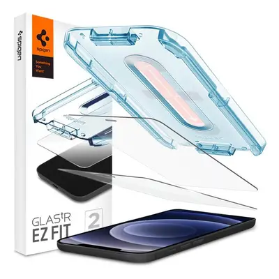 Apple iPhone 12 / 12 Pro, Kijelzővédő fólia, ütésálló fólia (az íves részre is!), Tempered Glass