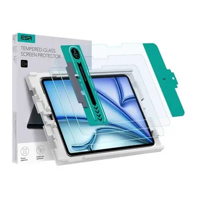 Apple iPad Air 11 (2024), Kijelzővédő fólia, ütésálló fólia, Tempered Glass (edzett üveg), ESR G