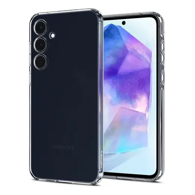 Samsung Galaxy A55 5G SM-A556B, Szilikon tok, Spigen Crystal Flex, átlátszó