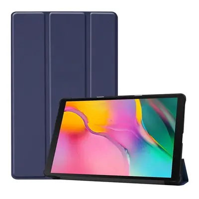 Samsung Galaxy Tab A 10.1 (2019) SM-T510 / T515, mappa tok, Trifold, sötétkék