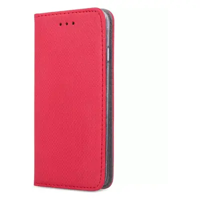 Xiaomi Redmi 13C 4G / Redmi 13C 5G / Poco C65, Oldalra nyíló tok, stand, Smart Magnet, piros