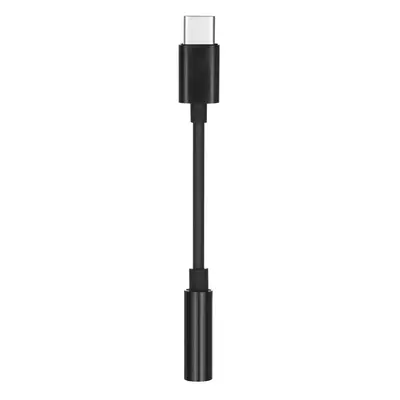 Adapter, USB Type-C - 3.5 mm jack átalakító, fekete (dobozos)