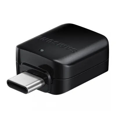 Adapter, USB Type-C - OTG átalakító (USB / Pendrive csatlakoztatásához), Samsung, fekete, gyári