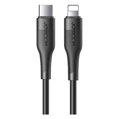 USB Type-C töltő- és adatkábel, Lightning, 120 cm, 2400 mA, 20W, törésgátlóval, gyorstöltés, PD,