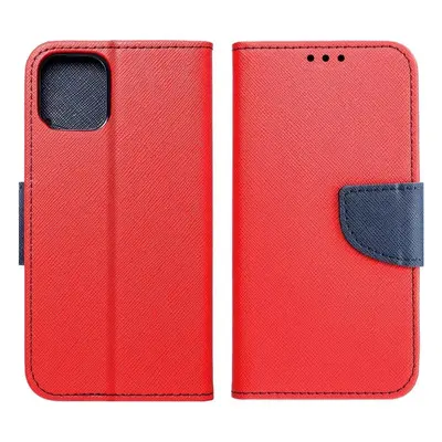 Xiaomi Redmi 13C 4G / Redmi 13C 5G / Poco C65, Oldalra nyíló tok, stand, Fancy Book, piros