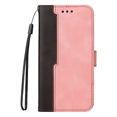 Xiaomi 14 Ultra, Oldalra nyíló tok, stand, kártyatartóval, kézpánttal, Wooze Colour Wallet, rózs