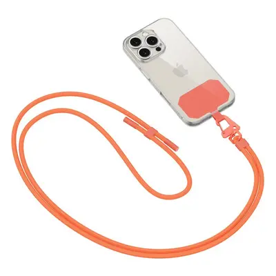 Univerzális Nyak- és vállpánt, telefonokhoz, 80 cm, TP C5s Crossbody Strap, narancssárga