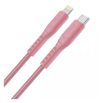 USB Type-C töltő- és adatkábel, Lightning, 120 cm, gyorstöltés, törésgátló, MFI engedélyes, Uniq