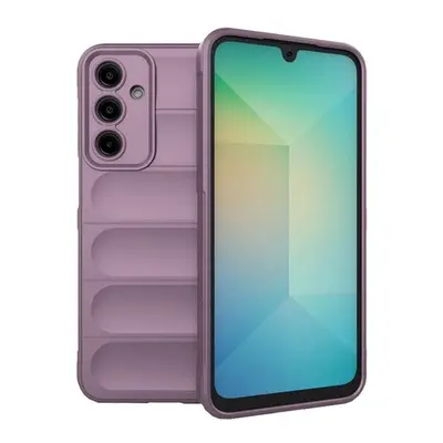 Samsung Galaxy A16 4G / A16 5G SM-A165F / A166B, Szilikon tok, közepesen ütésálló, 3D minta, lil