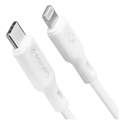 USB Type-C töltő- és adatkábel, Lightning, 100 cm, gyorstöltés, MFI engedélyes, Spigen Essential