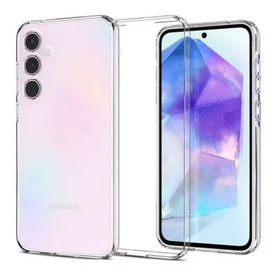 Samsung Galaxy A55 5G SM-A556B, Szilikon tok, Spigen Liquid Crystal, átlátszó