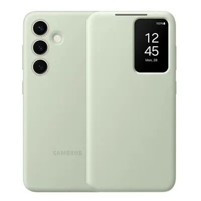 Samsung Galaxy S24 SM-S921, Oldalra nyíló tok, hívás mutatóval, kártyatartóval, Smart View Walle