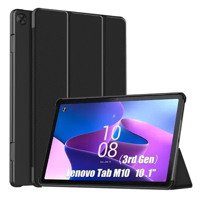 Lenovo Tab M10 (10.1) (3. generáció) TB-328, mappa tok, Trifold, fekete