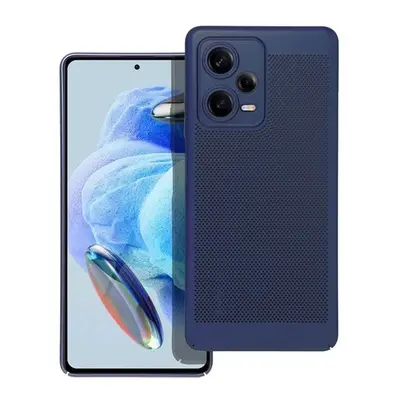 Xiaomi Redmi Note 12 5G / Poco X5 5G, Műanyag hátlap védőtok, légáteresztő, lyukacsos minta, Bre