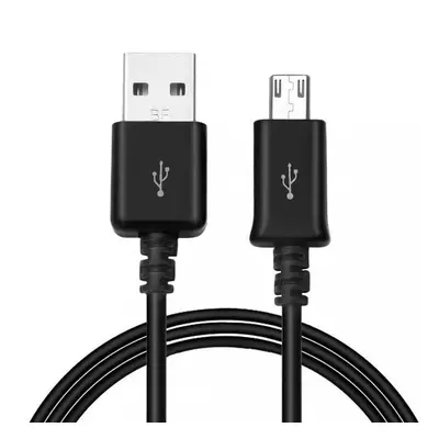 Adatkábel, Micro USB, 150 cm, Samsung, fekete, gyári