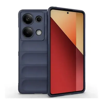 Xiaomi Redmi Note 13 Pro 4G / Poco M6 Pro 4G, Szilikon tok, közepesen ütésálló, 3D minta, sötétk