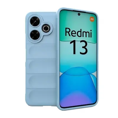 Xiaomi Redmi 13 4G / Note 13R / Poco M6 4G, Szilikon tok, közepesen ütésálló, 3D minta, világosk