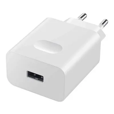 Hálózati töltő adapter, 22.5W, USB aljzat, gyorstöltés, Huawei, fehér, gyári