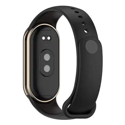 Xiaomi Mi Smart Band 8, szilikon pótszíj, állítható, fekete