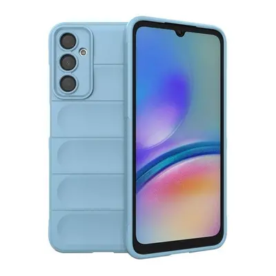 Samsung Galaxy A05s SM-A057F, Szilikon tok, közepesen ütésálló, 3D minta, világoskék