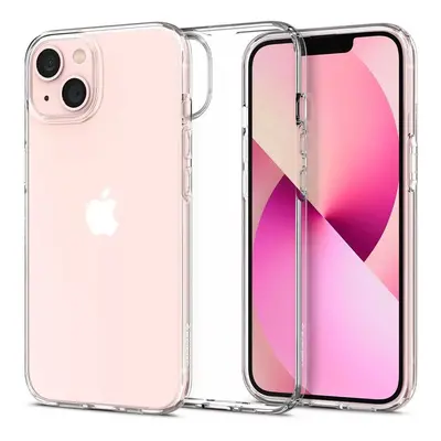 Apple iPhone 13, Szilikon tok, Spigen Liquid Crystal, átlátszó