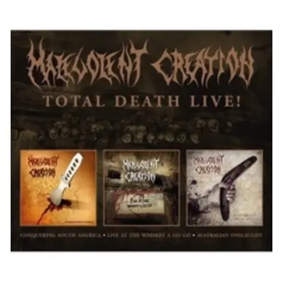 "Total Live Death!" ("Malevolent Creation") (CD / Box Set)