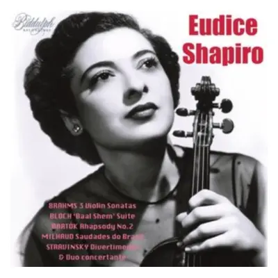 "Eudice Shapiro Plays Brahms, Bloch, Bartok and Stravinsky" ("") (CD / Album)