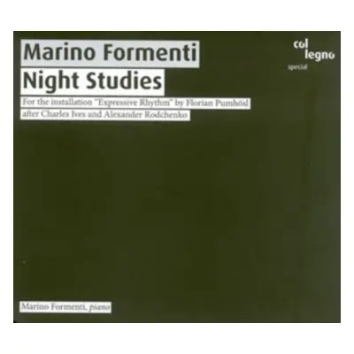 "Marino Formenti: Night Studies" ("") (CD / Album)