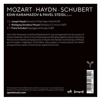 "Edin Karamazov/Pavel Steidl: Mozart/Haydn/Schubert" ("") (CD / Album)