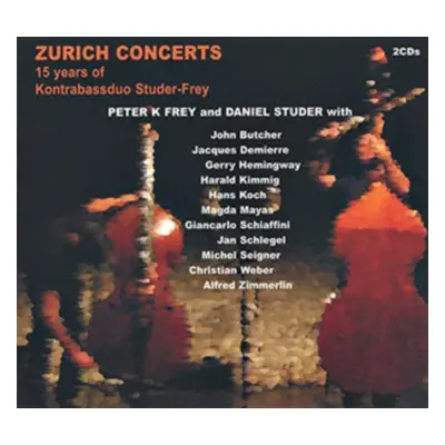 "Zurich Concerts" ("Peter K Frey and Daniel Studer") (CD / Album)