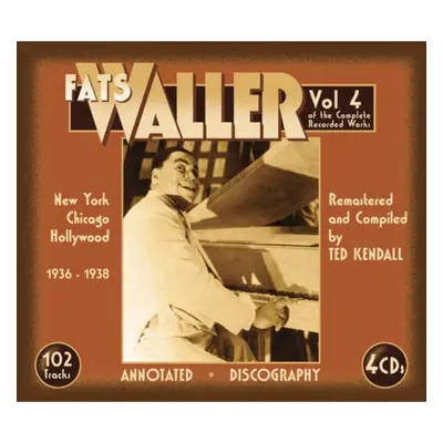 "Complete Recorded Works, The: Vol. 4 - New York, Chicago" ("Fats Waller") (CD / Album)