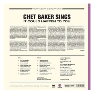 "It Could Happen to You" ("Chet Baker") (Vinyl / 12" Album Coloured Vinyl (Limited Edition))