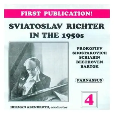 "Sviatoslav Richter in the 1950s" ("") (CD / Album)