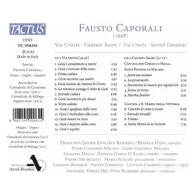 "Fausto Caporali: Via Crucis/Cantate Sacre" ("") (CD / Album)