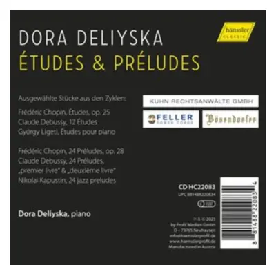 "Dora Deliyska: Etudes & Prludes" ("") (CD / Album)