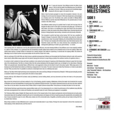 "Milestones" ("Miles Davis") (Vinyl / 12" Album)