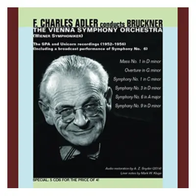 "F. Charles Adler Conducts Bruckner" ("") (CD / Box Set)