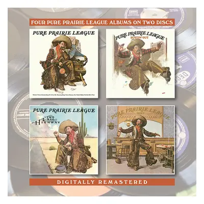 "Four Pure Prairie League Albums On Two Discs" ("Pure Prairie League") (CD / Album)