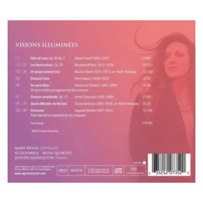 "Mary Bevan: Visions Illumines" ("") (CD / Album)