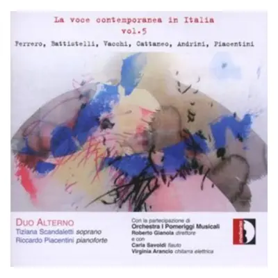 "La Voce Contemporanea in Italia" ("") (CD / Album)