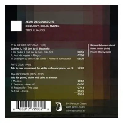 "Debussy/Celis/Ravel: Jeux De Couleurs" ("") (CD / Album)