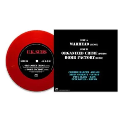 "Warhead" ("UK Subs") (Vinyl / 7" Single Coloured Vinyl)