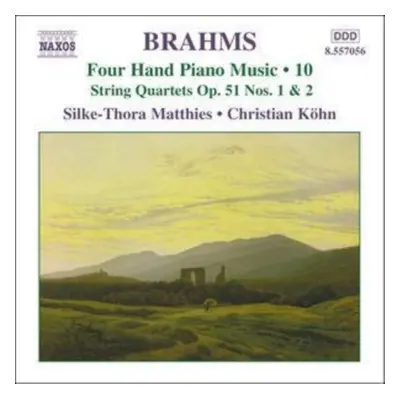 "Four Hand Piano Music Vol. 10: String Quartets Nos. 1 and 2" ("") (CD / Album)