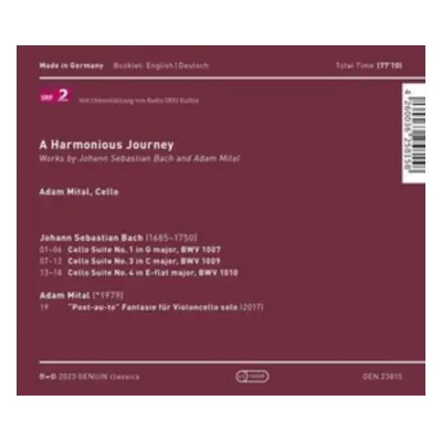 Adam Mital: A Harmonious Journey (CD / Album)