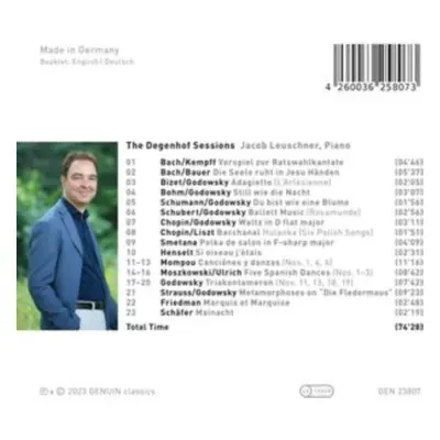 "The Degenhof Sessions" ("") (CD / Album)