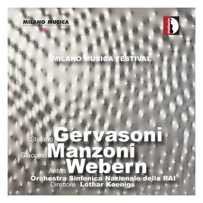 "Milano Musica Festival: Stefano Gervasoni/Giacomo Manzoni/..." ("") (CD / Album)