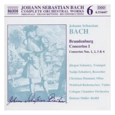 "Brandenburg Concertos 1 - Nos. 1, 2, 3 & 6" ("") (CD / Album)