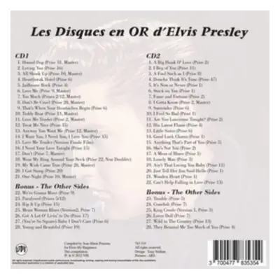 "Les disques en or d'elvis" ("Elvis Presley") (CD / Album)