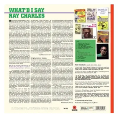 "What I'd Say" ("Ray Charles") (Vinyl / 12" Album Coloured Vinyl (Limited Edition))