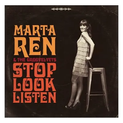 "Stop Look Listen" ("Marta Ren & The Groovelvets") (Vinyl / 12" Album (Clear vinyl))